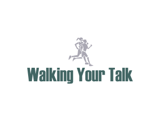 Walking Your Talk logo design by giphone