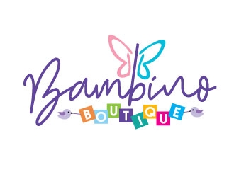 Bambino Boutique  logo design by REDCROW