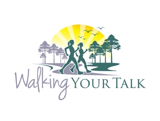 Walking Your Talk logo design by MAXR