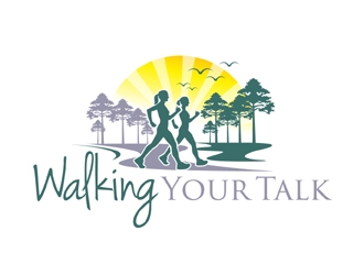 Walking Your Talk logo design by MAXR