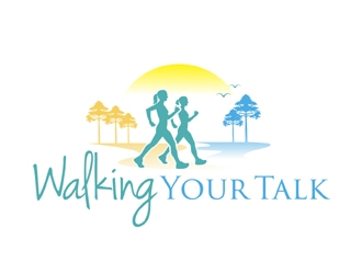 Walking Your Talk logo design by MAXR