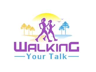 Walking Your Talk logo design by MAXR