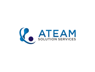 ATEAM Solution Services logo design by BintangDesign