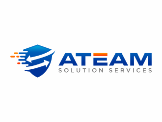 ATEAM Solution Services logo design by hidro