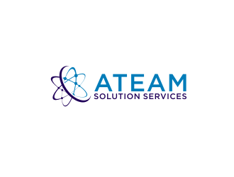 ATEAM Solution Services logo design by BintangDesign