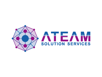 ATEAM Solution Services logo design by Mehul