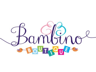 Bambino Boutique  logo design by REDCROW