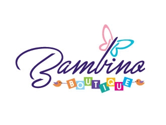 Bambino Boutique  logo design by REDCROW