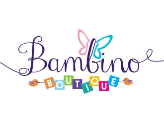 Bambino Boutique  logo design by REDCROW