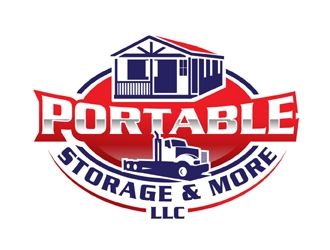 Portable Storage & more LLC logo design by MAXR