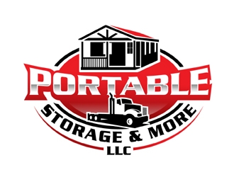 Portable Storage & more LLC logo design by MAXR