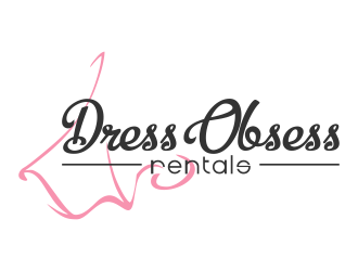 Dress Obsess Rentals logo design by BlessedArt
