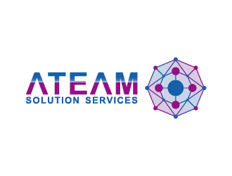 ATEAM Solution Services logo design by Mehul