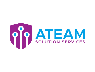 ATEAM Solution Services logo design by lexipej