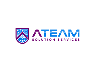 ATEAM Solution Services logo design by senandung