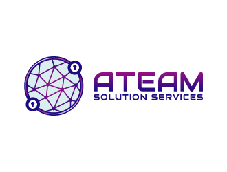 ATEAM Solution Services logo design by Mehul