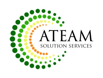 ATEAM Solution Services logo design by jetzu