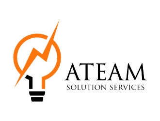 ATEAM Solution Services logo design by jetzu