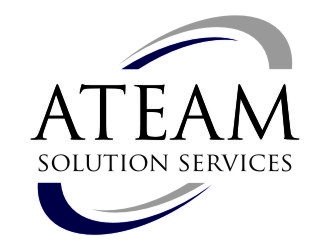 ATEAM Solution Services logo design by jetzu