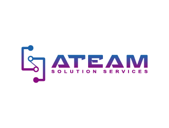 ATEAM Solution Services logo design by Mehul