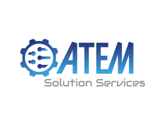 ATEAM Solution Services logo design by ROSHTEIN