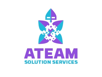 ATEAM Solution Services logo design by K-Designs