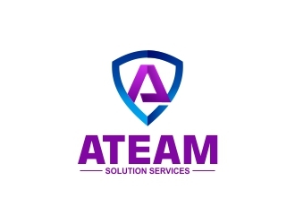 ATEAM Solution Services logo design by KhoirurRohman