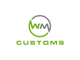 W M Customs logo design by dewipadi