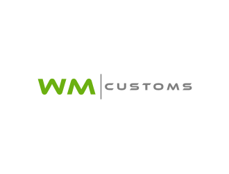 W M Customs logo design by dewipadi