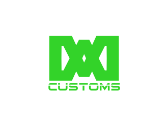 W M Customs logo design by BintangDesign