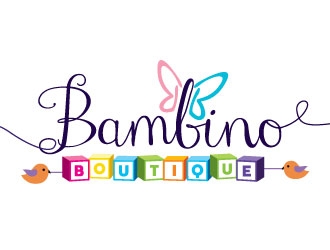 Bambino Boutique  logo design by REDCROW