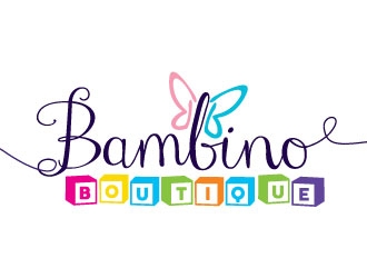 Bambino Boutique  logo design by REDCROW