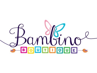 Bambino Boutique  logo design by REDCROW