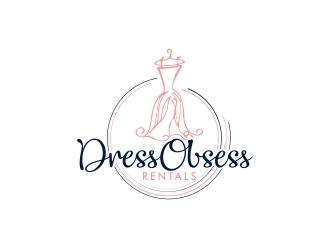 Dress Obsess Rentals logo design by lj.creative