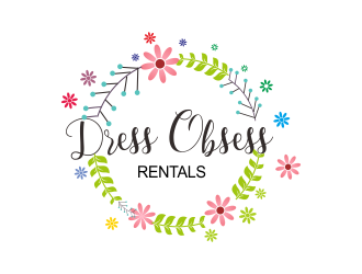 Dress Obsess Rentals logo design by Greenlight