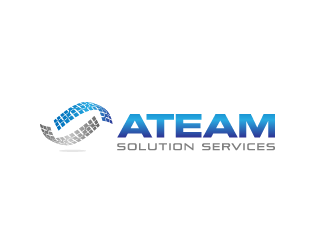 ATEAM Solution Services logo design by afzalmalik