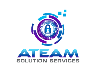 ATEAM Solution Services logo design by kgcreative