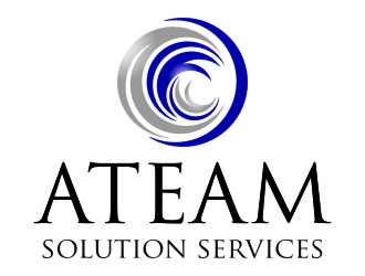 ATEAM Solution Services logo design by jetzu