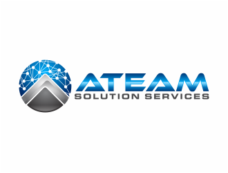 ATEAM Solution Services logo design by mutafailan