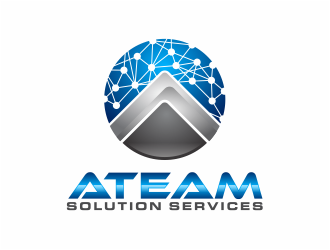 ATEAM Solution Services logo design by mutafailan