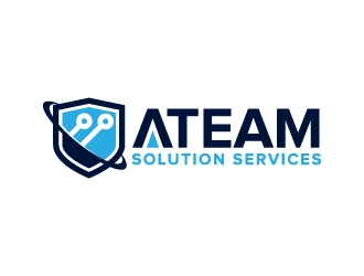 ATEAM Solution Services logo design by jaize