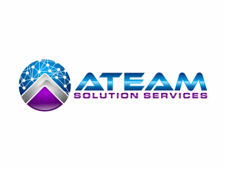 ATEAM Solution Services logo design by mutafailan