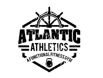 Atlantic Athletics logo design by MAXR