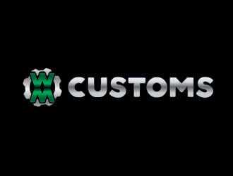 W M Customs logo design by visualsgfx