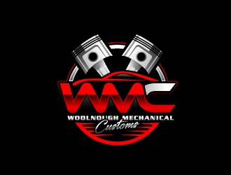 W M Customs logo design by fantastic4