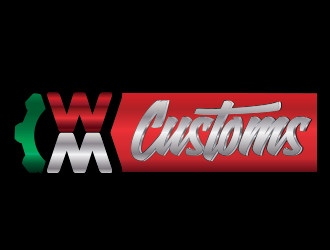 W M Customs logo design by visualsgfx