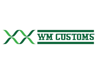 W M Customs logo design by bcendet