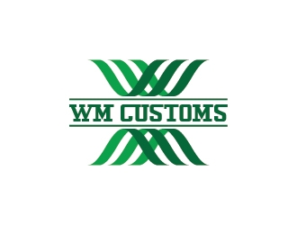 W M Customs logo design by bcendet