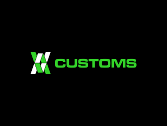 W M Customs logo design by oke2angconcept