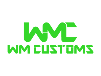 W M Customs logo design by rykos